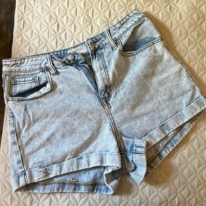 Pacsun high rise denim shorts